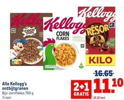 Makro Alle Kellogg's ontbijtgranen aanbieding