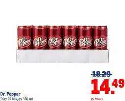 Makro Dr. Pepper aanbieding
