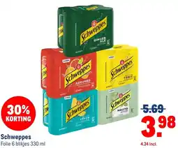 Makro Schweppes aanbieding