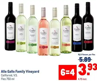 Makro Alle Gallo Family Vineyard aanbieding