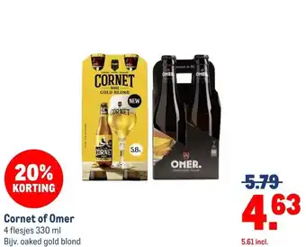 Makro Cornet of Omer aanbieding