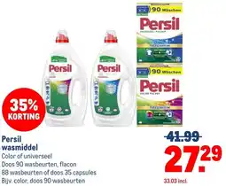 Makro Persil wasmiddel aanbieding
