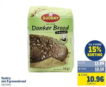 Makro Soubry mix 9 granenbrood aanbieding