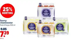 Makro Sourcy vitaminwater aanbieding