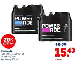 Makro Powerade aanbieding