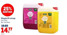 Makro Slimpie 0% siroop aanbieding