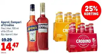 Makro Aperol, Campari of Crodino aanbieding
