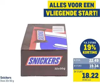 Makro Snickers aanbieding