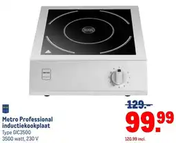 Makro Metro Professional inductiekookplaat aanbieding