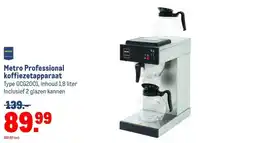 Makro Metro Professional koffiezetapparaat aanbieding