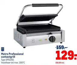 Makro Metro Professional contactgrill aanbieding