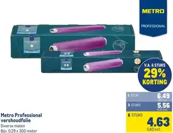 Makro Metro Professionalvershoudfolie aanbieding