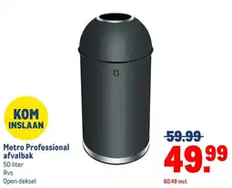 Makro Metro Professional afvalbak aanbieding