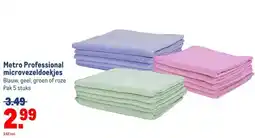 Makro Metro Professional microvezeldoekjes aanbieding