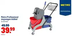 Makro Metro Professional mopwagen dubbel aanbieding