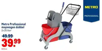 Makro Metro Professional mopwagen dubbel aanbieding