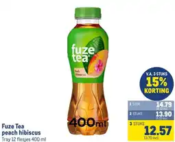 Makro Fuze Tea peach hibiscus aanbieding