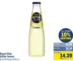 Makro Royal Club bitter lemon aanbieding
