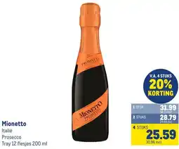 Makro Mionetto aanbieding