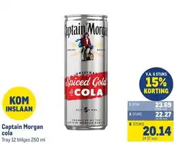Makro Captain Morgan cola aanbieding