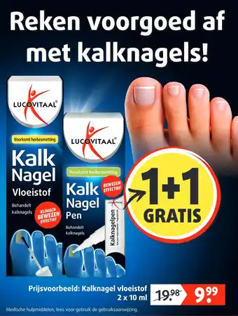 Lucovitaal Reken voorgoed af met kalknagels! aanbieding