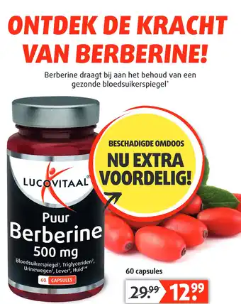 Lucovitaal Puur Berberine aanbieding