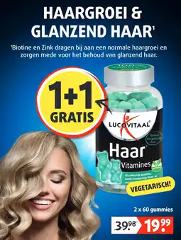 Lucovitaal HAARGROEI & GLANZEND HAAR¹ aanbieding