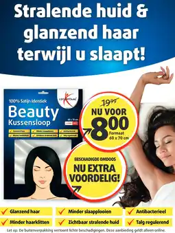 Lucovitaal 100% Satijn Identiek Beauty Kussensloop aanbieding