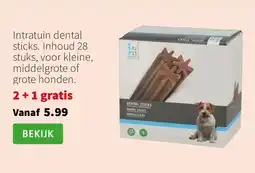 Intratuin Intratuin dental sticks aanbieding