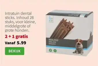 Intratuin Intratuin dental sticks aanbieding