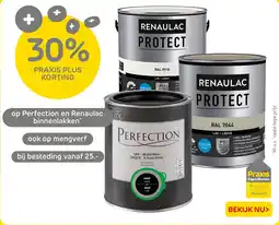Praxis Op perfection en renaulac binnenlakken aanbieding
