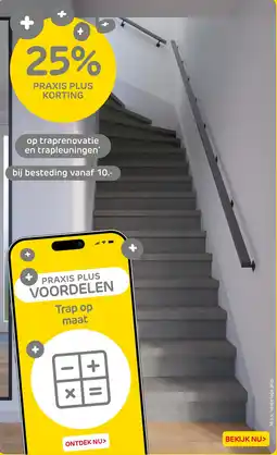 Praxis Op traprenovatie en trapleuningen aanbieding