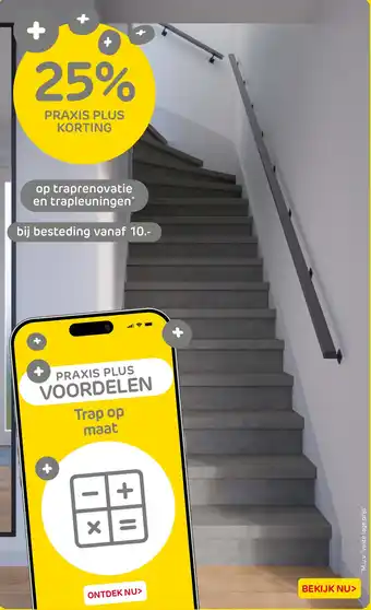 Praxis Op traprenovatie en trapleuningen aanbieding