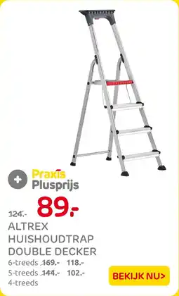 Praxis Altrex huishoudtrap double decker aanbieding