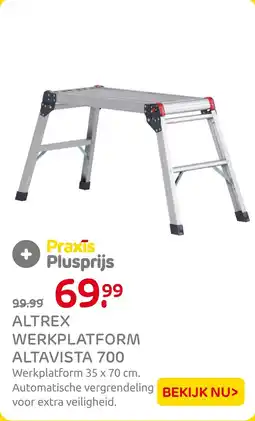 Praxis Altrex werkplatform altavista 700 aanbieding