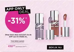 ICI Paris XL Yves Saint Laurent Loveshine Plumping Gloss aanbieding
