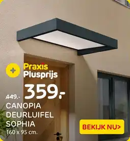 Praxis Canopia deurluifel sophia aanbieding