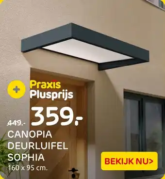 Praxis Canopia deurluifel sophia aanbieding