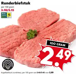 CoopCompact Runderbiefstuk aanbieding
