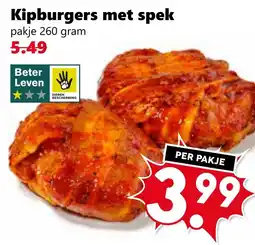 CoopCompact Kipburgers met spek aanbieding