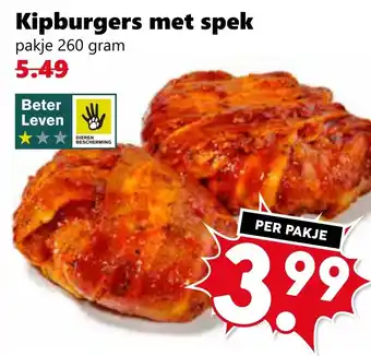 CoopCompact Kipburgers met spek aanbieding