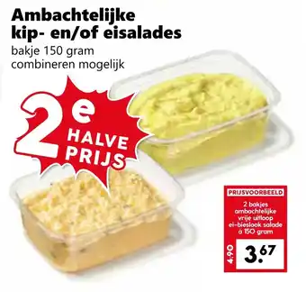 CoopCompact Ambachtelijke kip- en/of eisalades aanbieding