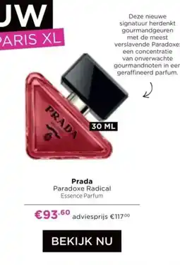 ICI Paris XL Prada Paradoxe Radical Essence Parfum aanbieding