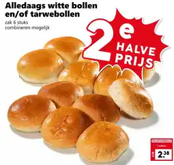 CoopCompact Alledaags witte bollen en/of tarwebollen aanbieding