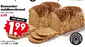 CoopCompact Boonacker waldkornbrood aanbieding