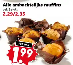 CoopCompact Alle ambachtelijke muffins aanbieding