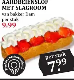 CoopCompact AARDBEIENSLOF MET SLAGROOM aanbieding
