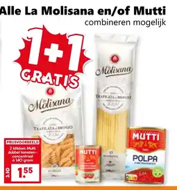 Coop Alle La Molisana en/of Mutti aanbieding