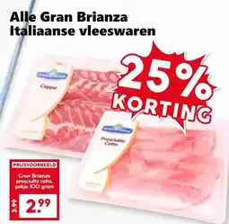Coop Alle Gran Brianza Italiaanse vleeswaren aanbieding