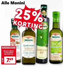 Coop Alle Monini aanbieding